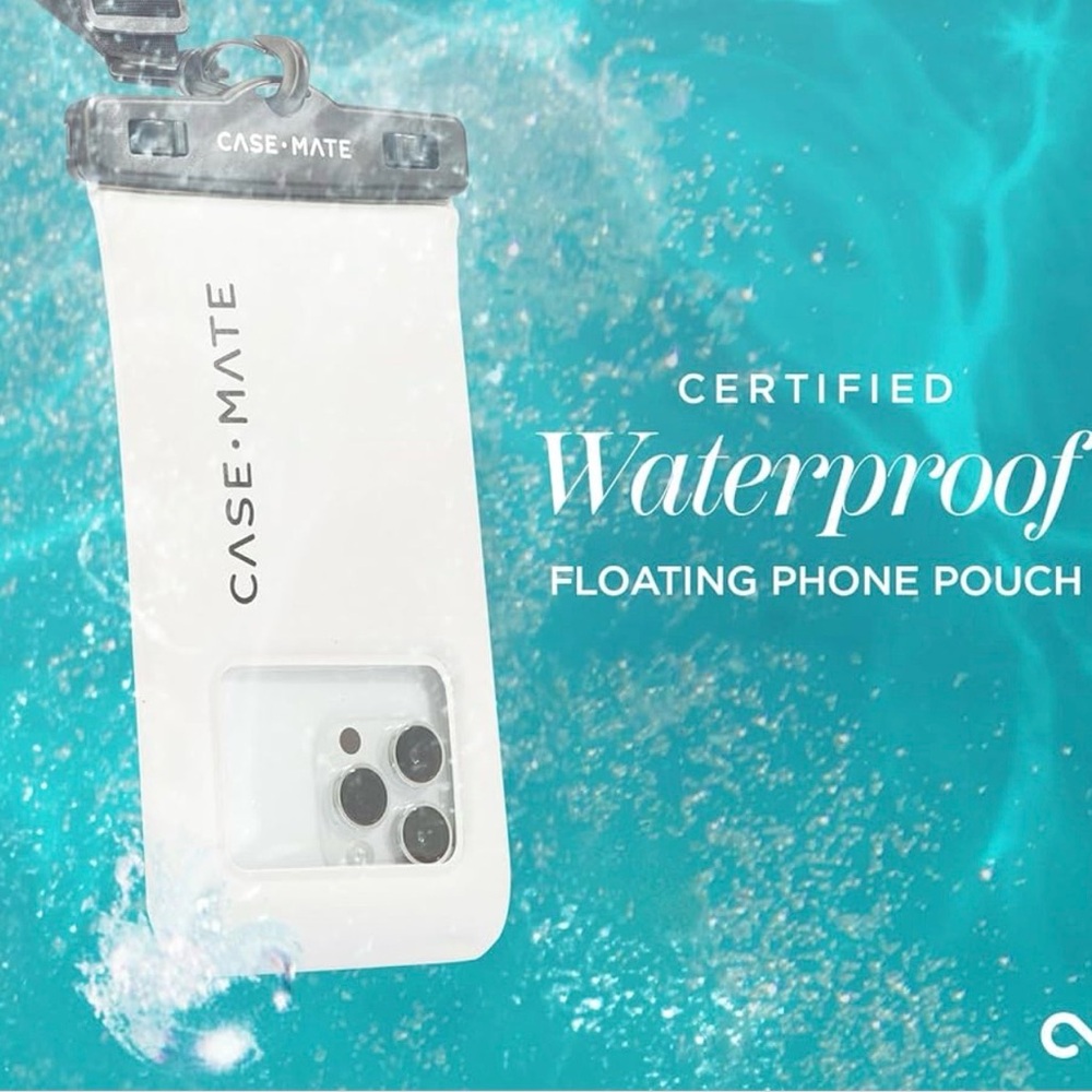 Case-Mate Waterproof Phone Pouch Case - Floating with Crossbody Lanyard